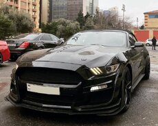 Ford Mustang black cabrio, 2018 il